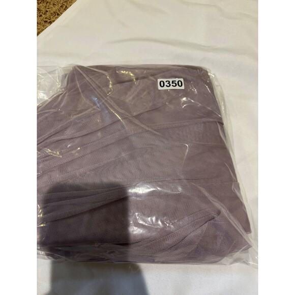 Lavender Haze Sz 4 maxi High-Neck Embroidered‎ overlay Dress hoco prom wedding - Picture 10 of 10